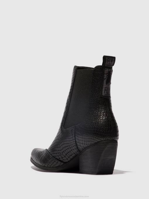 Chelsea Ankle Boots TORM911 Fly London Women BLACK 0JLR122