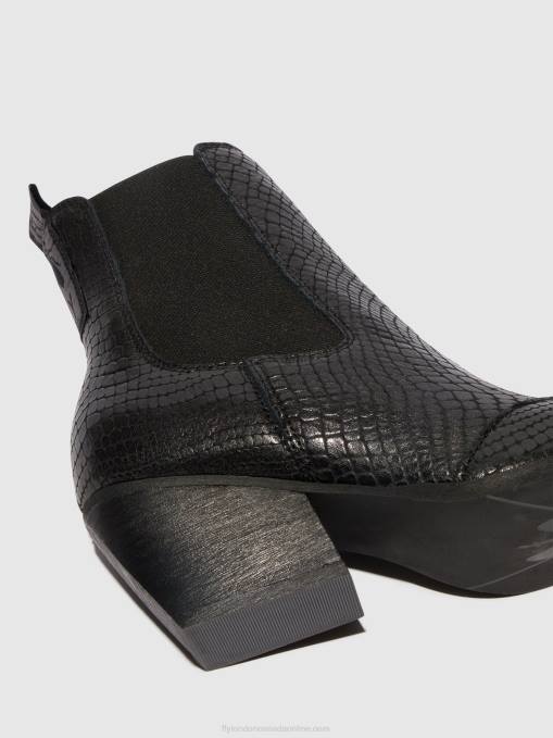 Chelsea Ankle Boots TORM911 Fly London Women BLACK 0JLR122