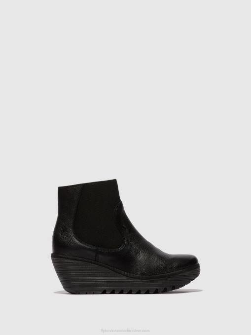 Chelsea Ankle Boots YADE398 Fly London Women BLACK 0JLR7