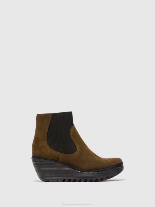 Chelsea Ankle Boots YADE398 Fly London Women SLUDGE 0JLR116