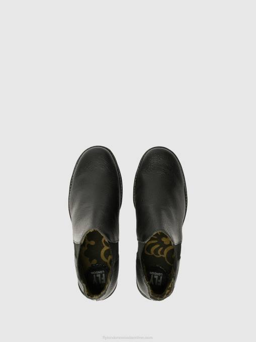 Chelsea Ankle Boots YOSS Fly London Women BLACK 0JLR281