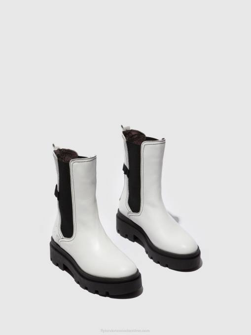 Chelsea Boots JUDY819 Fly London Women NAPPA WHITE 0JLR332