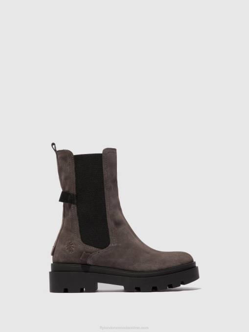 Chelsea Boots JUDY819 Fly London Women SUEDE GREY 0JLR333