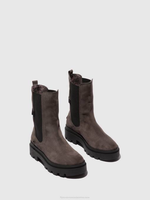 Chelsea Boots JUDY819 Fly London Women SUEDE GREY 0JLR333