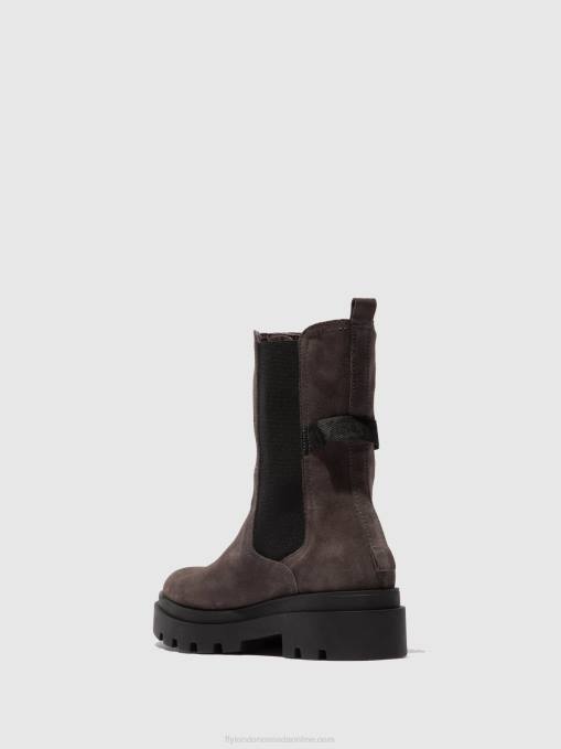 Chelsea Boots JUDY819 Fly London Women SUEDE GREY 0JLR333