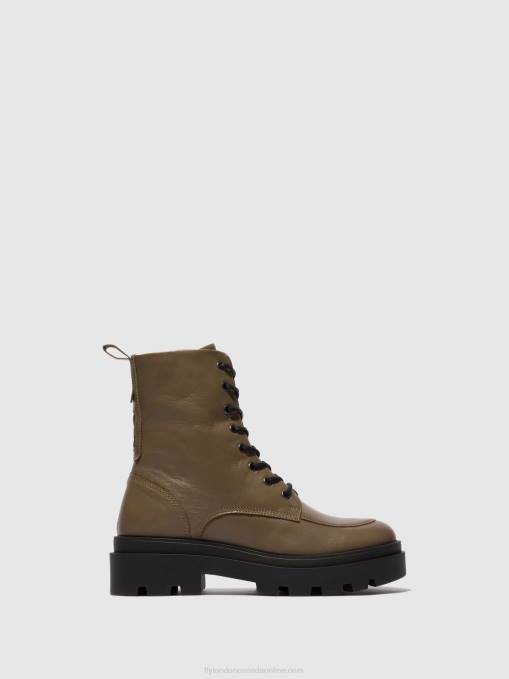 Lace-up Ankle Boots JAYE878 Fly London Women TAUPE 0JLR101