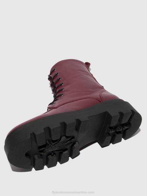 Lace-up Ankle Boots JAYE878 Fly London Women WINE 0JLR97