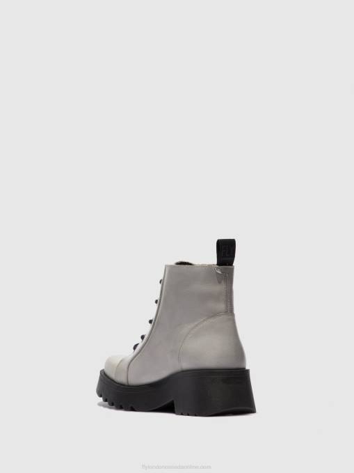 Lace-up Ankle Boots METZ788 Fly London Women RUG CLOUD 0JLR196