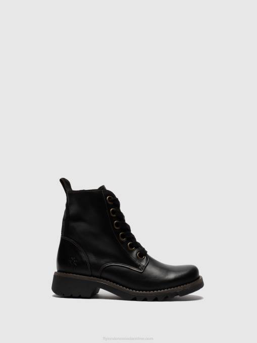 Lace-up Ankle Boots RAGI539 Fly London Women BLACK 0JLR283