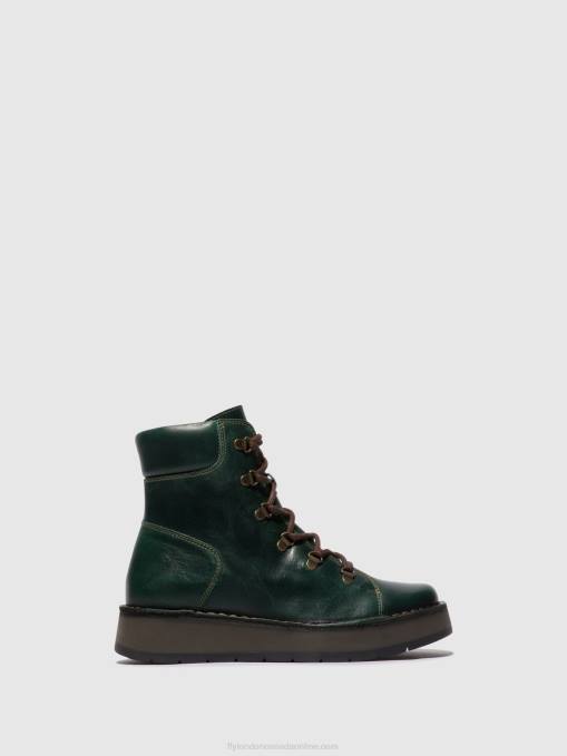 Lace-up Ankle Boots ROXY094 Fly London Women PETROL 0JLR89