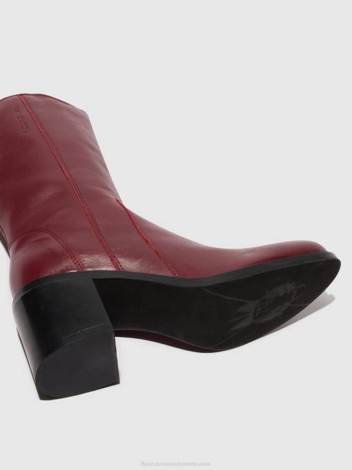 Zip Up Ankle Boots ASTA914 Fly London Women WINE 0JLR75