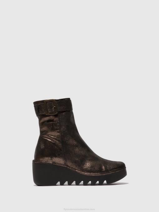 Zip Up Ankle Boots BEPP396 Fly London Women GRAPHITE 0JLR68