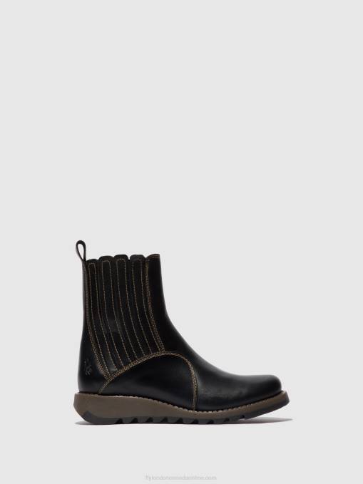 Zip Up Ankle Boots SUZY899 Fly London Women BLACK 0JLR38