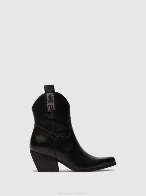 Zip Up Ankle Boots TABB905 Fly London Women BLACK 0JLR31