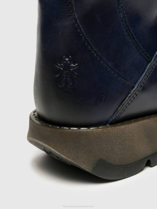 Buckle Boots MES 2 Fly London Women BLUE 0JLR351
