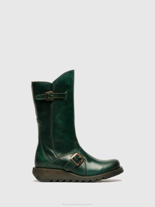 Buckle Boots MES 2 Fly London Women PETROL 0JLR350