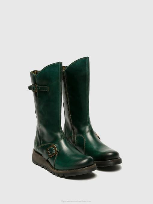 Buckle Boots MES 2 Fly London Women PETROL 0JLR350
