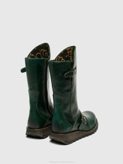 Buckle Boots MES 2 Fly London Women PETROL 0JLR350