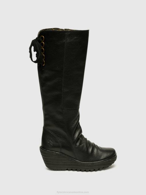 Knee-High Boots YUST Fly London Women BLACK 0JLR355