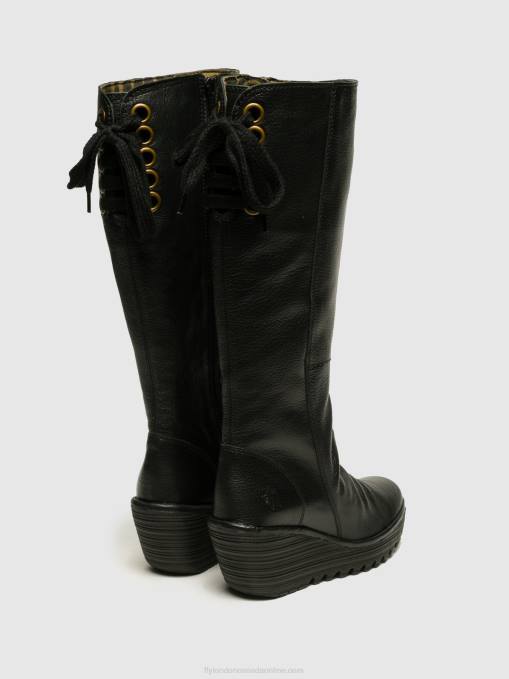 Knee-High Boots YUST Fly London Women BLACK 0JLR355