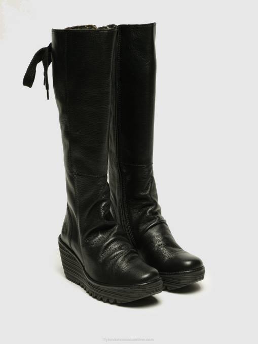 Knee-High Boots YUST Fly London Women BLACK 0JLR355
