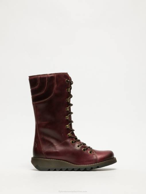 Lace-up Boots Fly London Women DarkRed 0JLR289