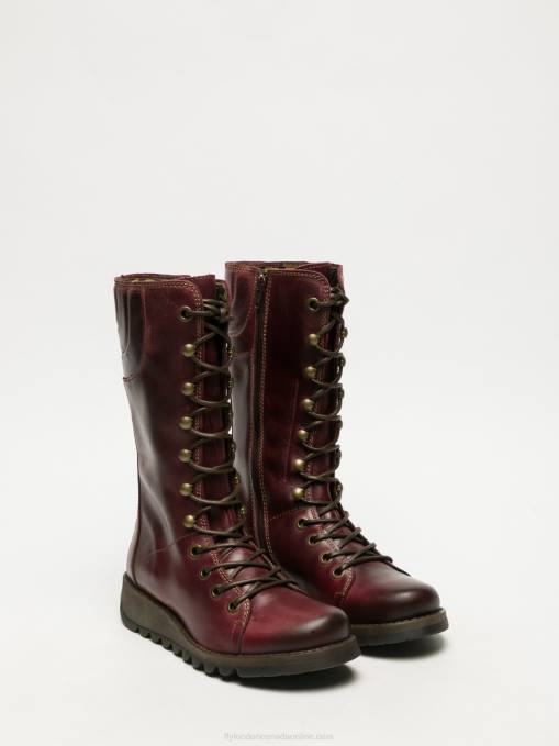 Lace-up Boots Fly London Women DarkRed 0JLR289