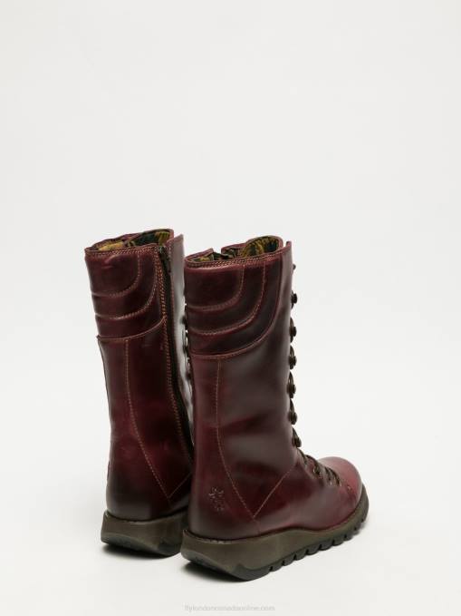 Lace-up Boots Fly London Women DarkRed 0JLR289
