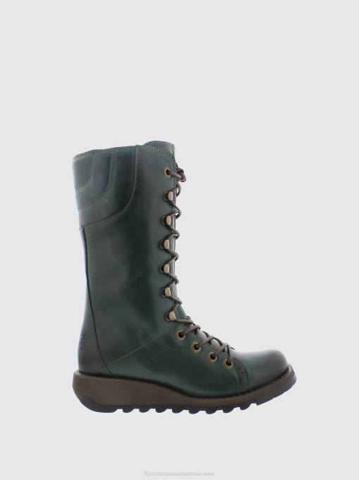 Lace-up Boots Fly London Women Green 0JLR288