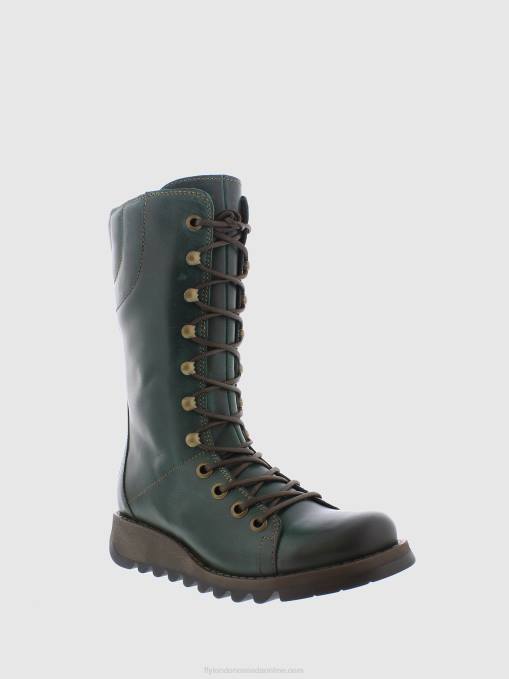 Lace-up Boots Fly London Women Green 0JLR288