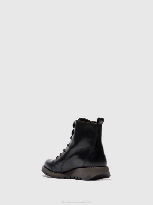 Lace-up Boots SORE813 Fly London Women RUG BLACK 0JLR330