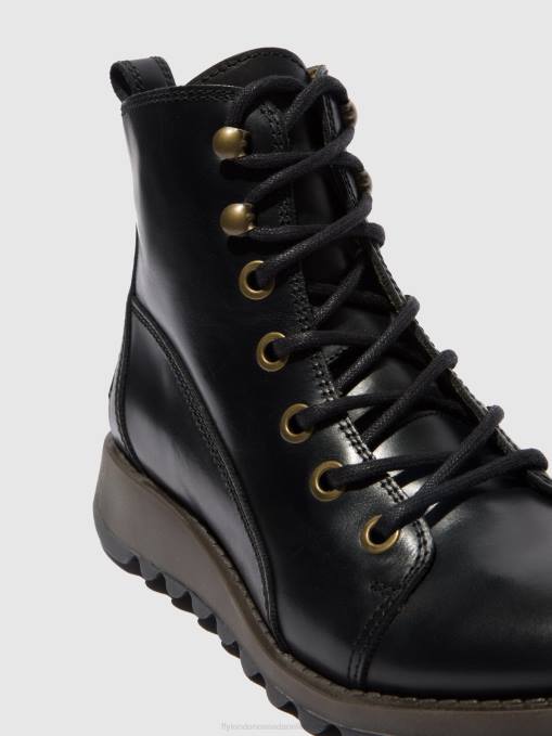 Lace-up Boots SORE813 Fly London Women RUG BLACK 0JLR330