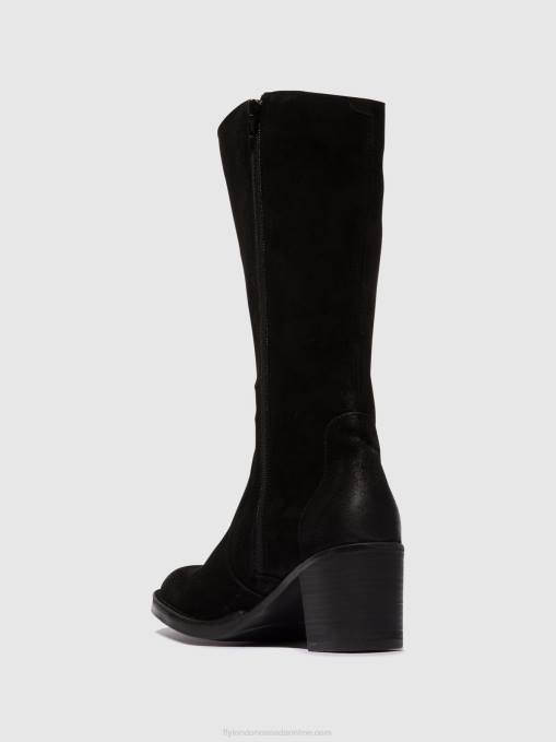 Zip Up Boots BALO096 Fly London Women BLACK 0JLR304