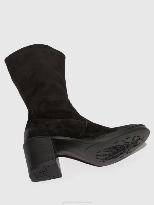 Zip Up Boots BALO096 Fly London Women BLACK 0JLR304
