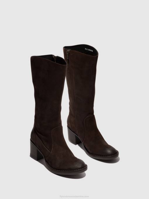 Zip Up Boots BALO096 Fly London Women EXPRESSO 0JLR306