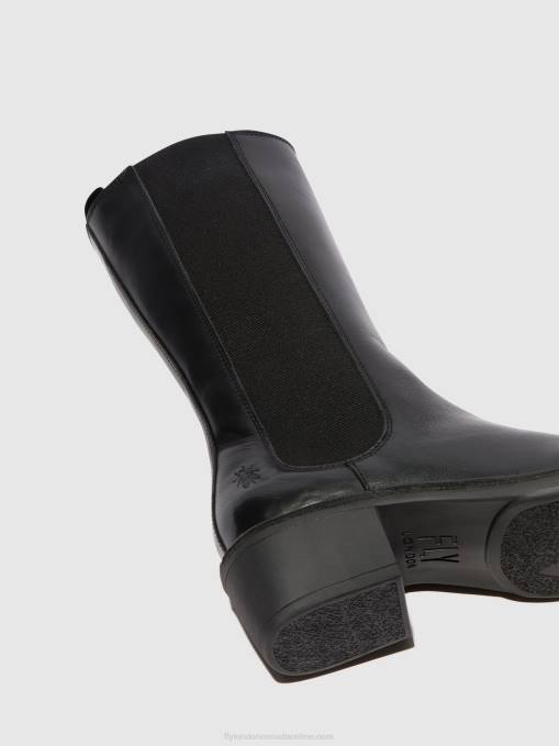 Zip Up Boots MADA081 Fly London Women BLACK 0JLR307