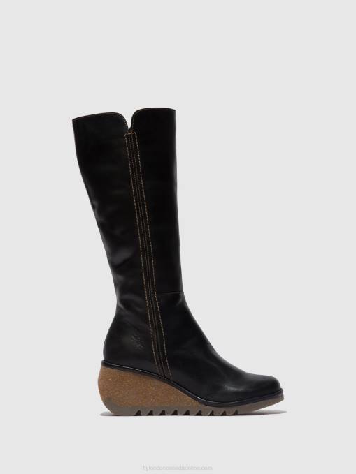 Zip Up Boots NARY328 Fly London Women BLACK 0JLR287