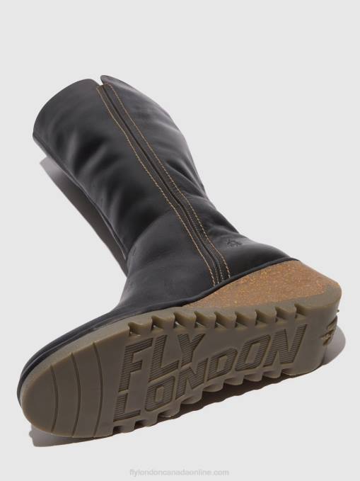 Zip Up Boots NARY328 Fly London Women BLACK 0JLR287