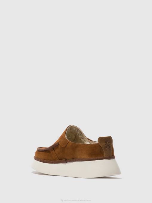 Closed Shoes CEZE361 Fly London Women COGNAC 0JLR694