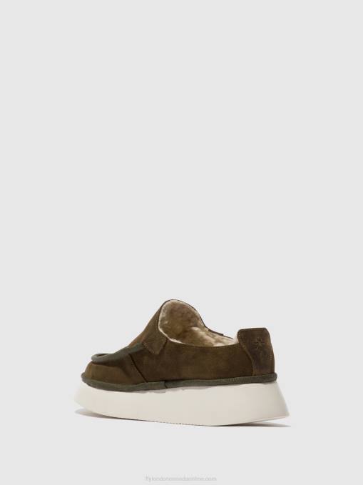 Closed Shoes CEZE361 Fly London Women SLUDGE 0JLR692