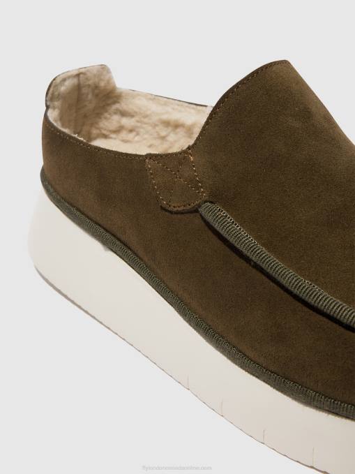 Closed Shoes CEZE361 Fly London Women SLUDGE 0JLR692