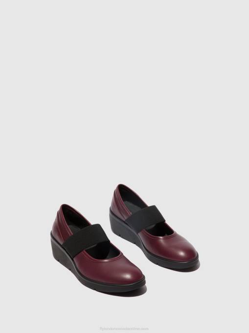 Elasticated Shoes NARA547 Fly London Women BORDEAUX 0JLR686