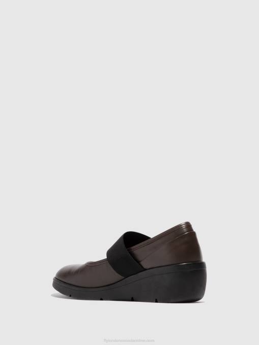 Elasticated Shoes NARA547 Fly London Women BROWN 0JLR687