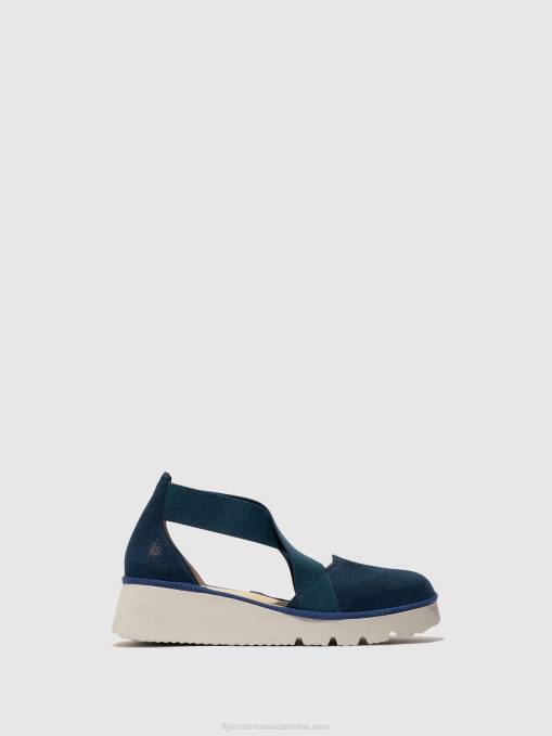 Elasticated Shoes PACY415 Fly London Women BLUE 0JLR662