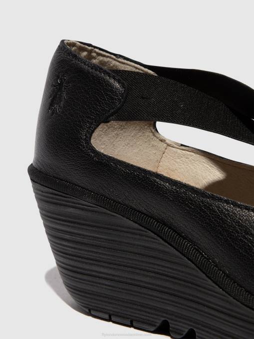 Elasticated Shoes YOLY402 Fly London Women BLACK 0JLR684