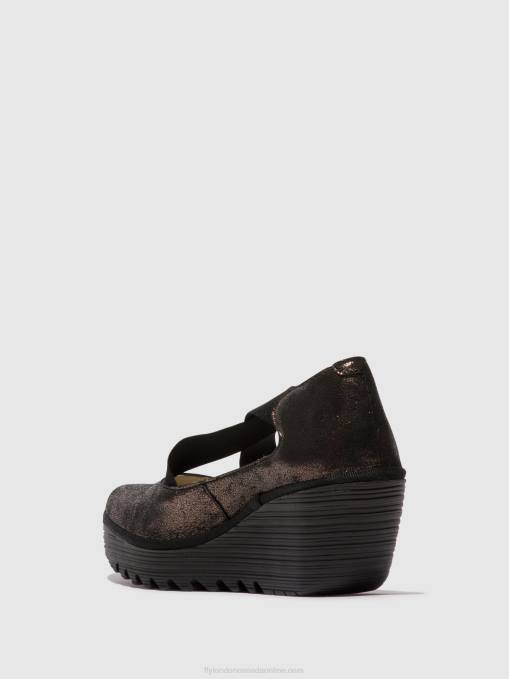 Elasticated Shoes YOLY402 Fly London Women GRAPHITE 0JLR685