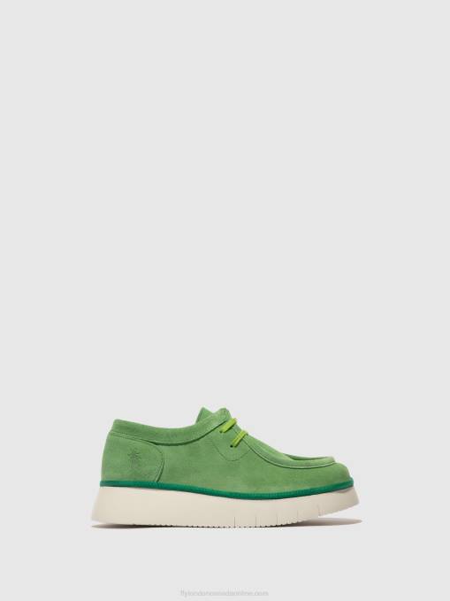 Lace-up Shoes CEZA437 Fly London Women LIME GREEN 0JLR657