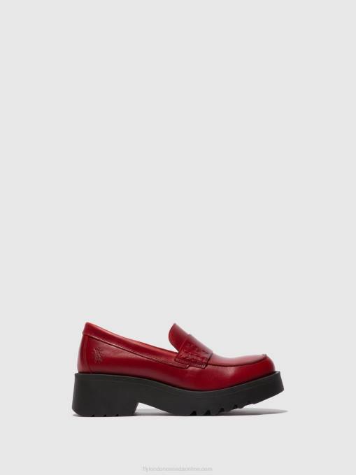Loafers Shoes MAUS791 Fly London Women RED 0JLR674