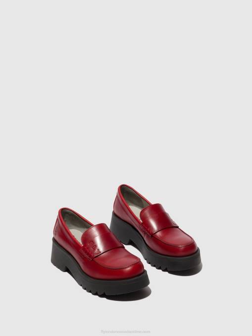 Loafers Shoes MAUS791 Fly London Women RED 0JLR674