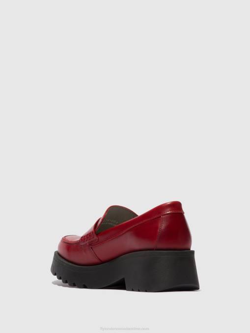Loafers Shoes MAUS791 Fly London Women RED 0JLR674